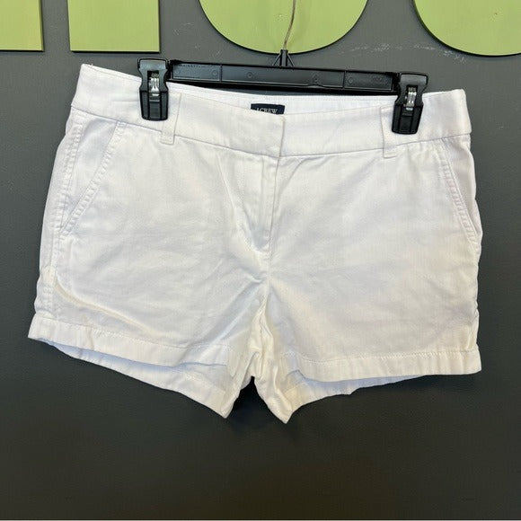 J Crew White Shorts 3.5” Size 8