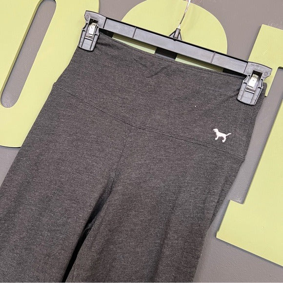 VS Victorias Secret Pink Charcoal Full Length Yoga Leggings Size Small