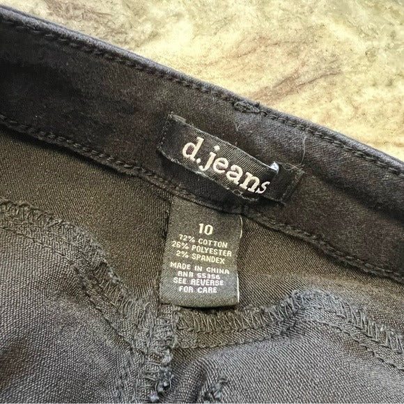D. Jeans Black Skinny Jeans Size 10