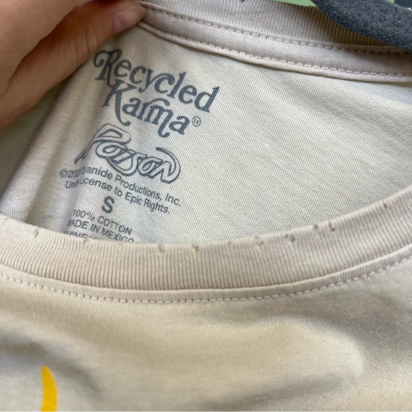 Recycled Karma Poison Graphic Band Tee Talk Dirty To Me Small