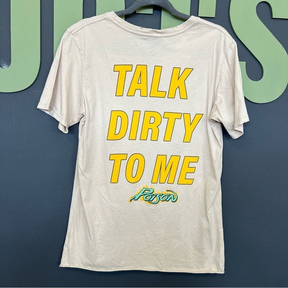 Recycled Karma Poison Graphic Band Tee Talk Dirty To Me Small