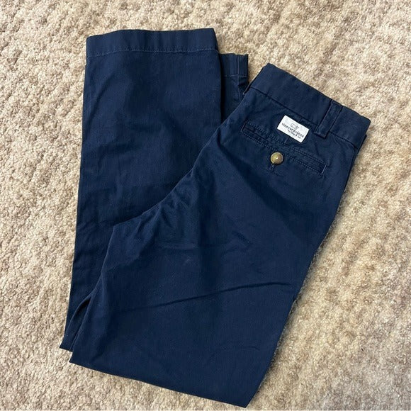 Vineyards Vines Boys Navy Straight Leg Chino Dress Pants Size 10