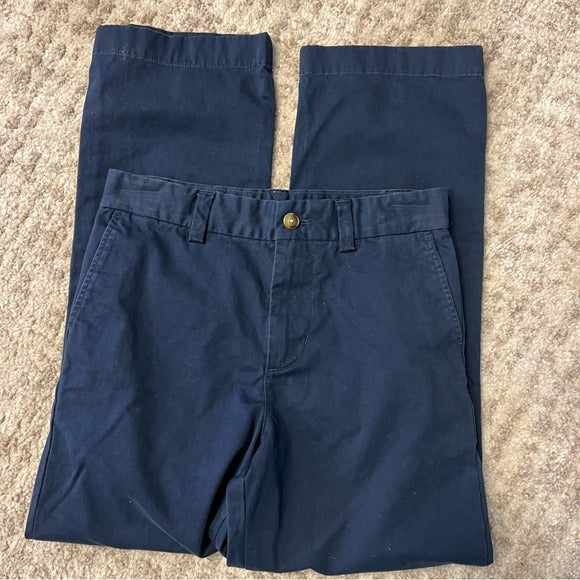 Vineyards Vines Boys Navy Straight Leg Chino Dress Pants Size 10