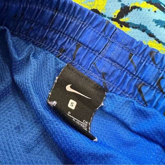 Nike Boys Blue Shark Board Shorts Size Youth Small