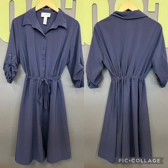 Joseph Ribkoff Navy Midi Dress Size 12