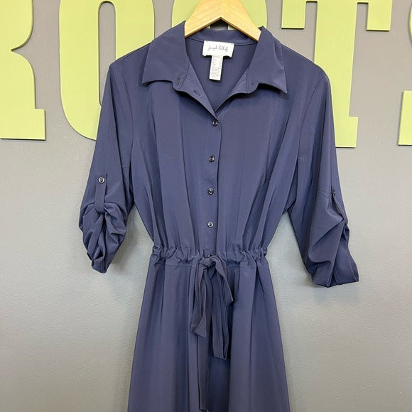 Joseph Ribkoff Navy Midi Dress Size 12