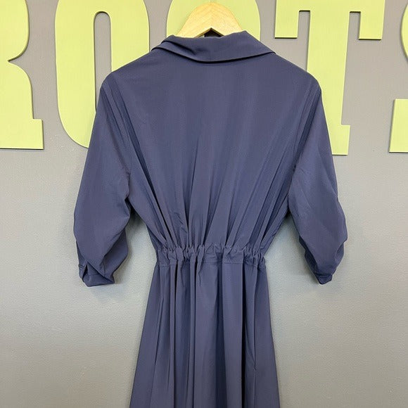 Joseph Ribkoff Navy Midi Dress Size 12