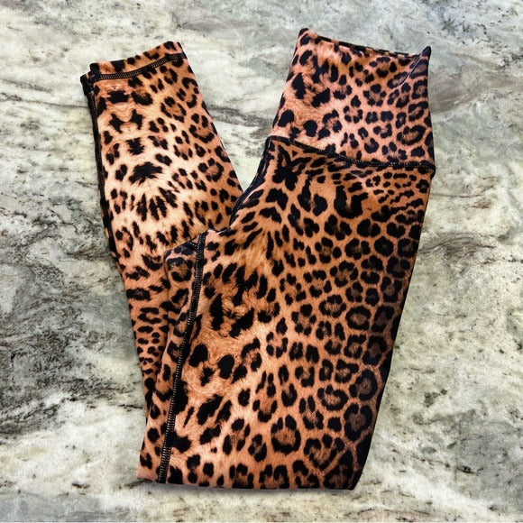 Yogalicious Lux Leopard Full Length Leggings Small