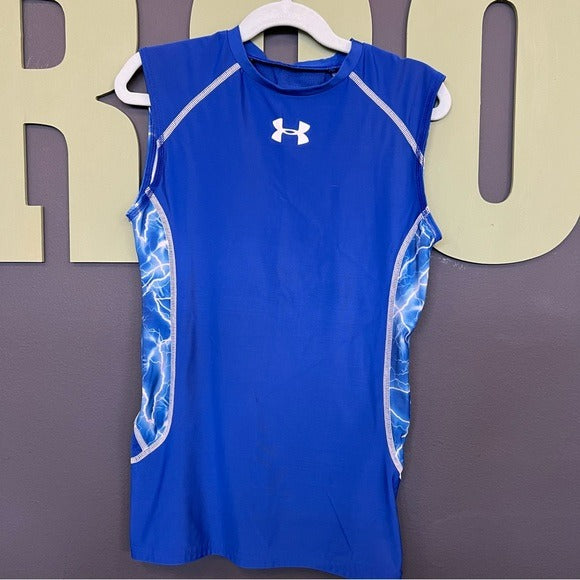 Boys Under Armour Storm Dri-Fit Heat Gear Sleeveless Top Size Youth Large