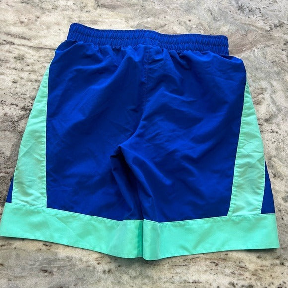 Under Armour UA Royal + Mint Loose Fit Athletic Shorts Size Youth Medium