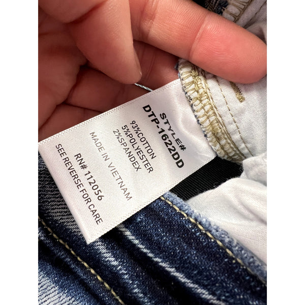 NWT Zenana Button Fly Dark Wash Skinny Jeans Size 28