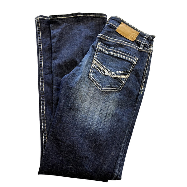 BKE Buckle Fulton Men's Dark Wash Straight Leg Jeans Size 30X36