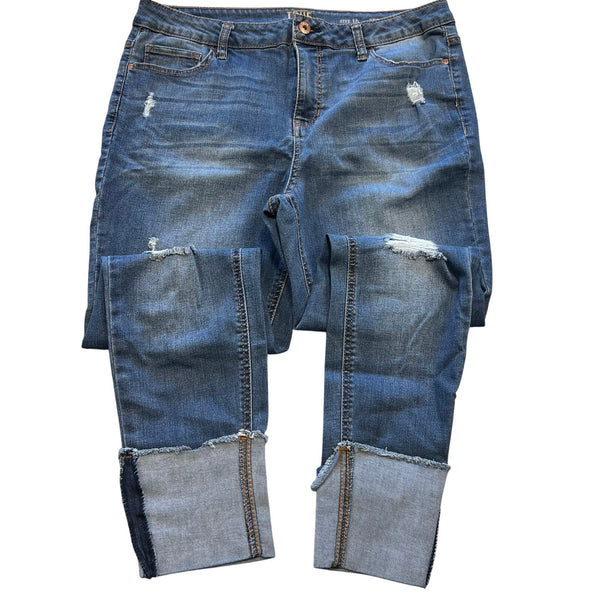 True Craft Distressed Skinny Jeans Size 15