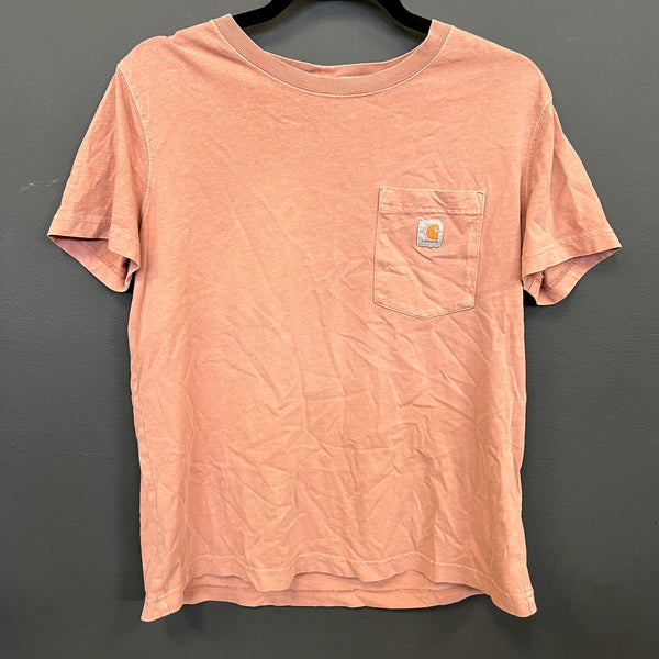 Carhartt Women's Relaxed Fit Orange Pocket Tee Size M