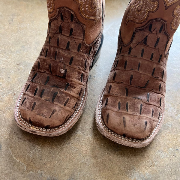 Old West Boys Western Boots Size 9.5D