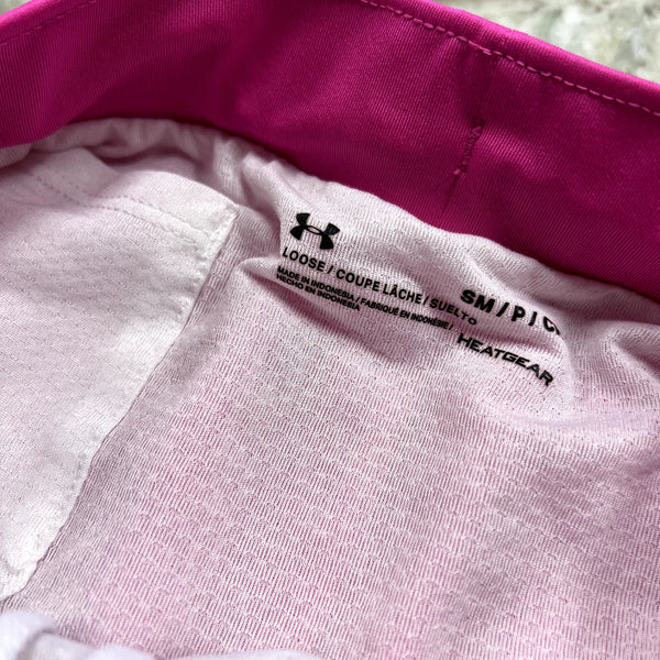 Under Armour Women's Pink Heat Gear Loose Fit Athletic Shorts Small