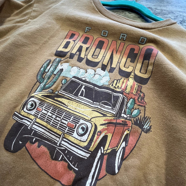 Ford Bronco Girls Graphic Sweatshirt Size Youth Large