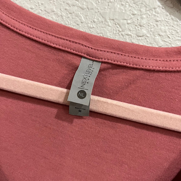 Bella Canvas Mauve Scoop Neck Elvis Graphic Tee Medium