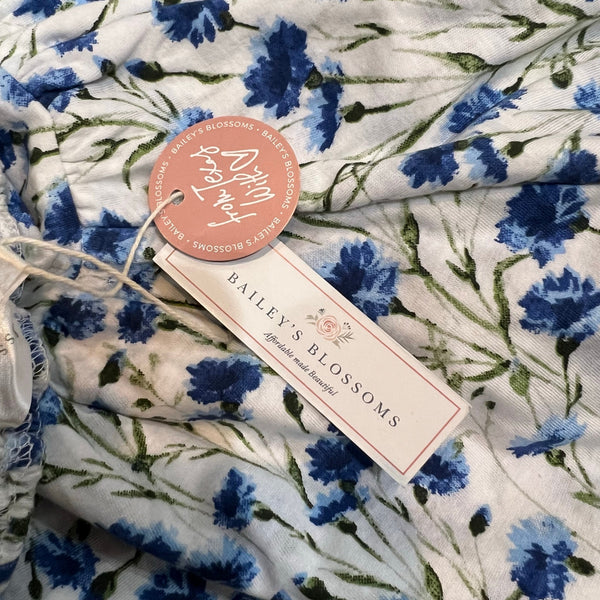 NWT Bailey's Blossoms Strappy Smocked Floral Ruffle Dress Size 2T