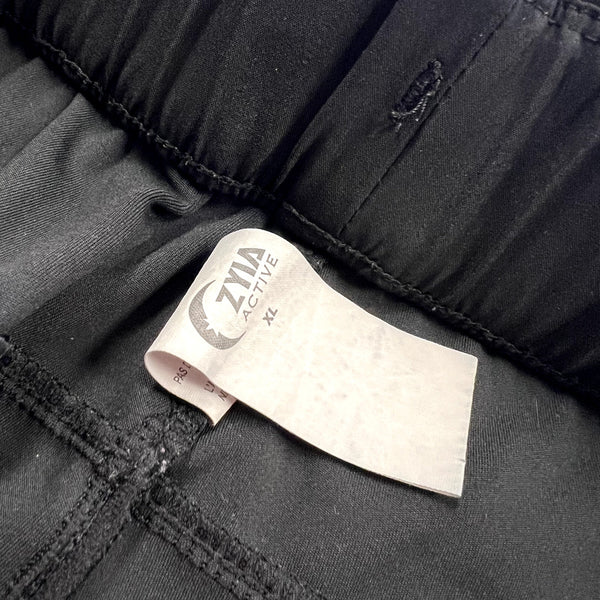 Zyia Active Black Athletic Shorts Size XL