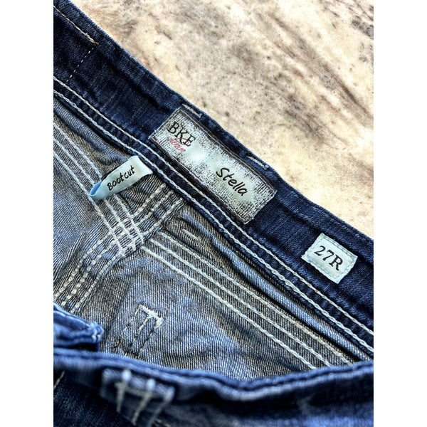 BKE Stella Dark Wash Bootcut Jeans Size 27
