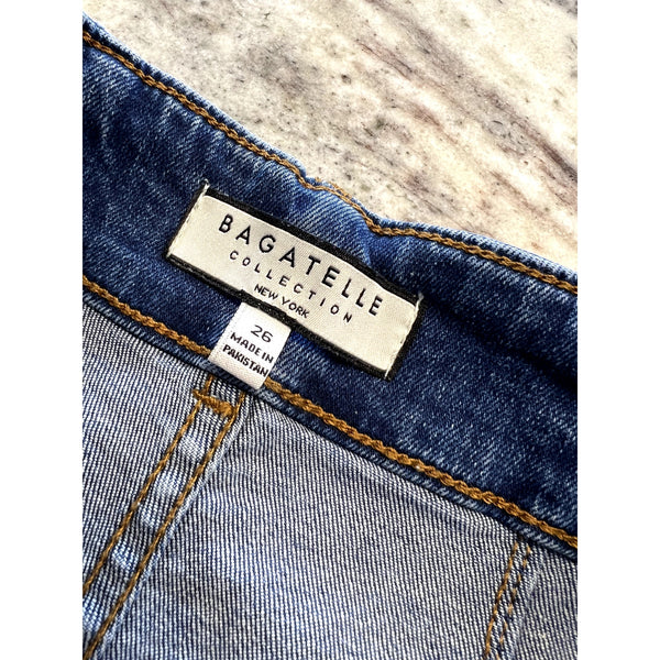 Bagatelle Wide Leg Raw Hem Jeans Size 26