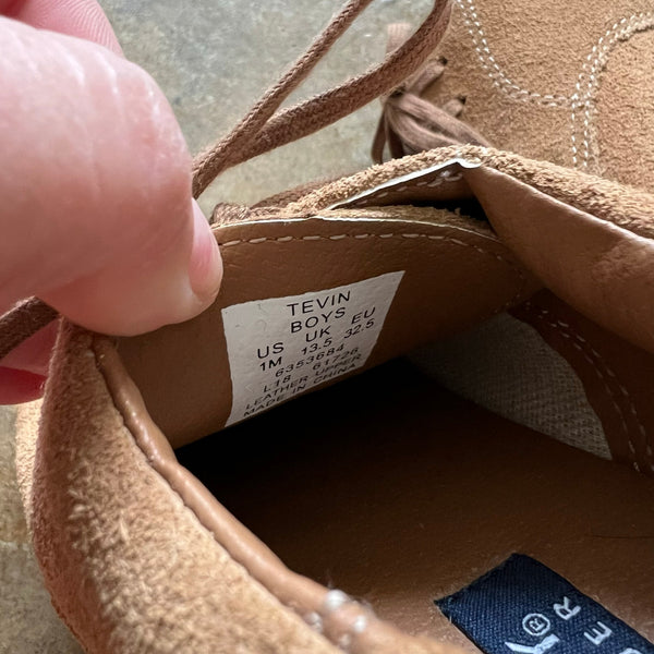 Sperry Boys Tevin Suede Oxfords Size 1