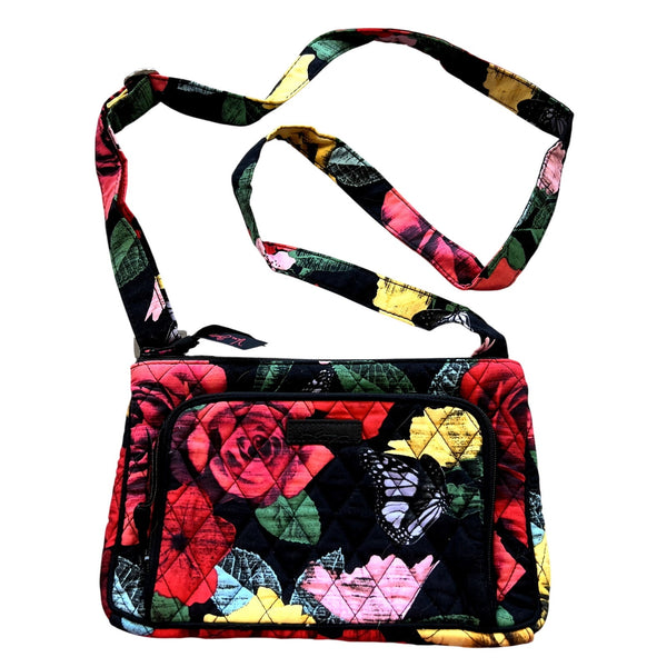 Vera Bradley Havana Rose Little Hipster Crossbody Bag