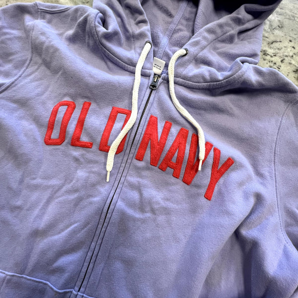 Old Navy Light Purple Basic Full Zip Jacket Size XL
