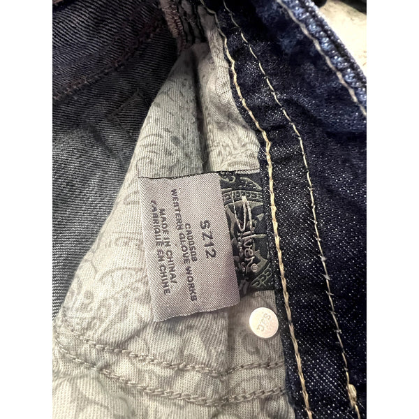 Silver Jeans Dark Wash Natsuki Capri Jeans Size 12