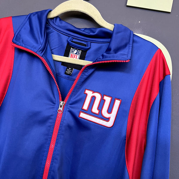 New York Giants Red + Blue Full Zip Jacket Size Medium