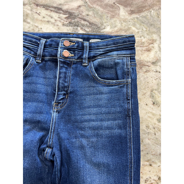 KanCan Girls Double Button High Rase Flare Jeans Size Youth 14