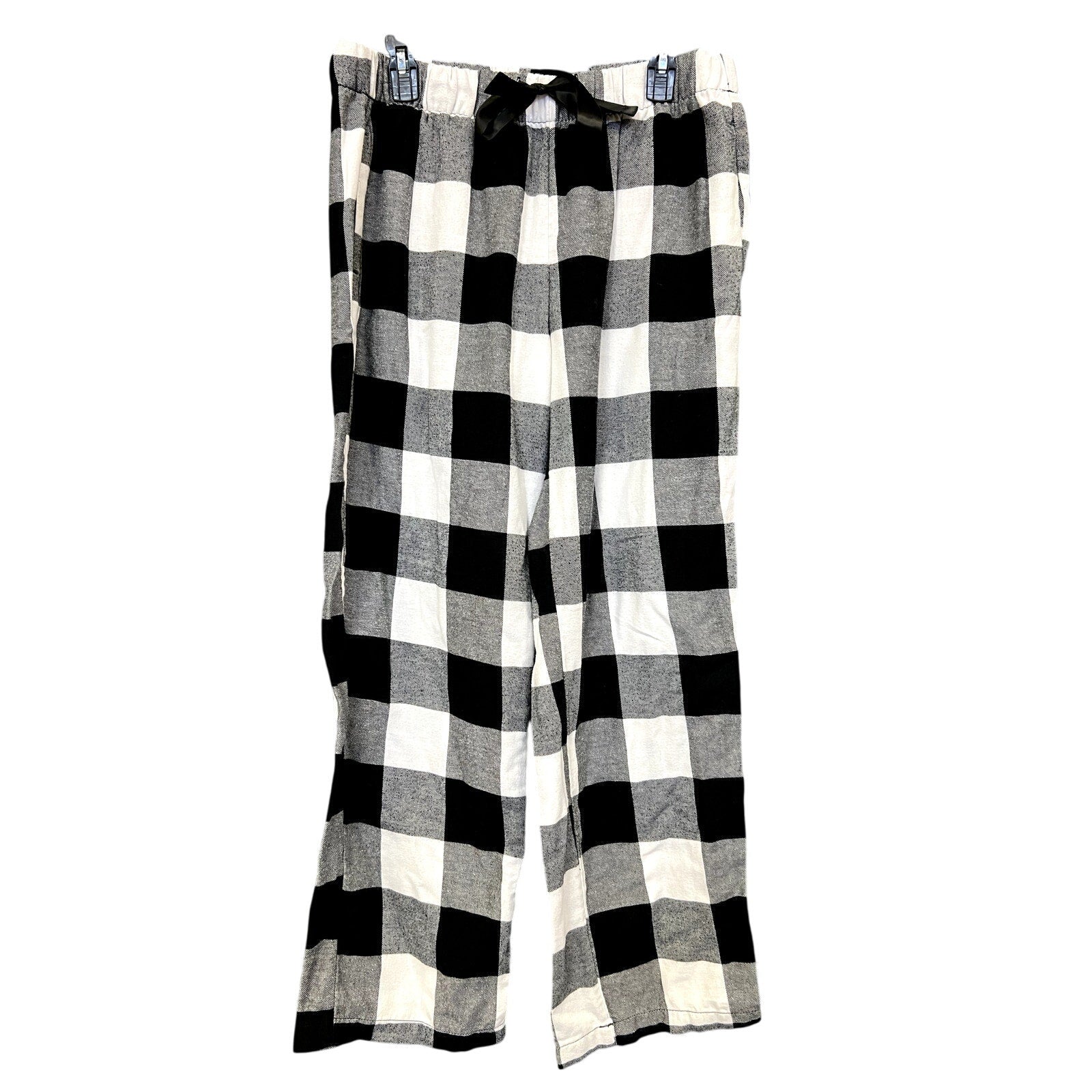 Magellan Black + White Plaid Pajama Pants Women's Large