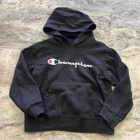Champion Boys Black Hoodie Size 6
