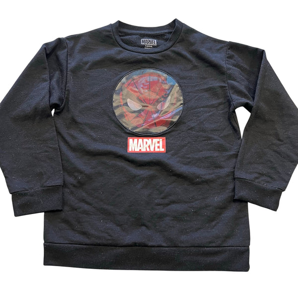 Marvel Spider Man Holographic Black Sweatshirt Boys 8