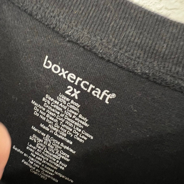 Boxercraft Spirit Jersey Black + Gray Size 2XL