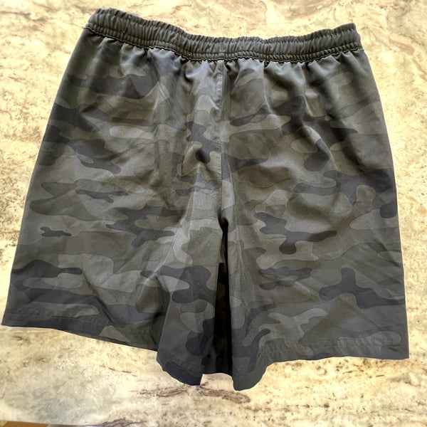 DSG Black Camo Unlined Athletic Shorts Size Youth Medium