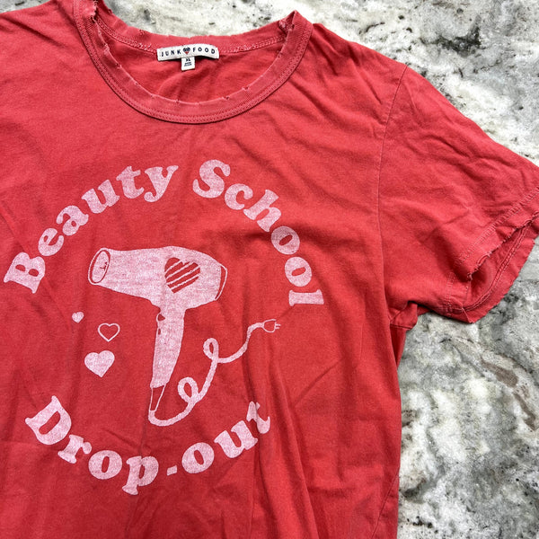 Junk Food Beauty School Dropout Graphic Tee Size XL