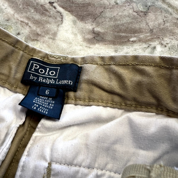 Polo Ralph Lauren Boys Khaki Cargo Shorts Size 6