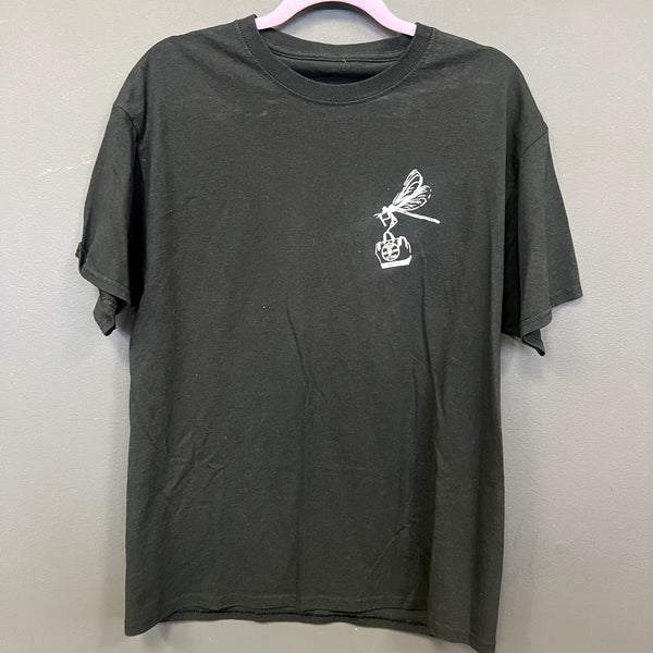 Drag N Fly Black Short Sleeve Graphic Tee