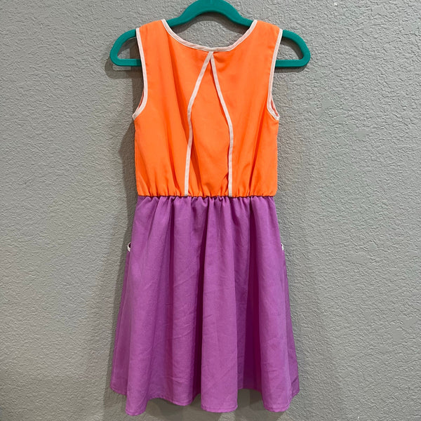 Gianni Bini Girls Purple + Orange Sundress Size Small