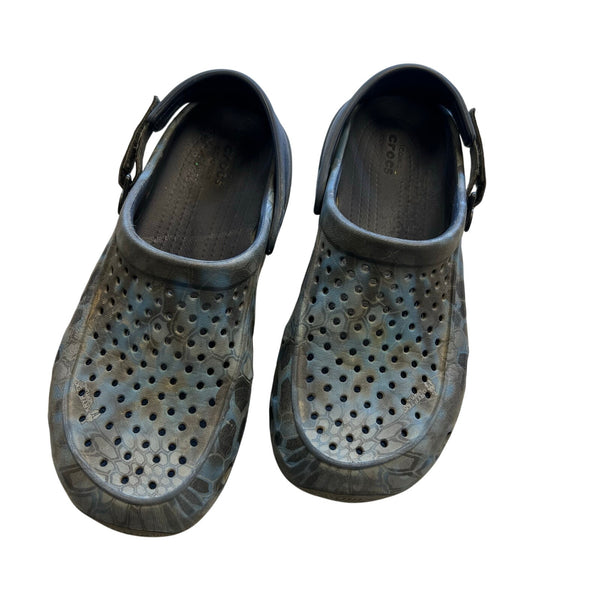 Croc's Men's Blue + Black Water Shoes Size 7