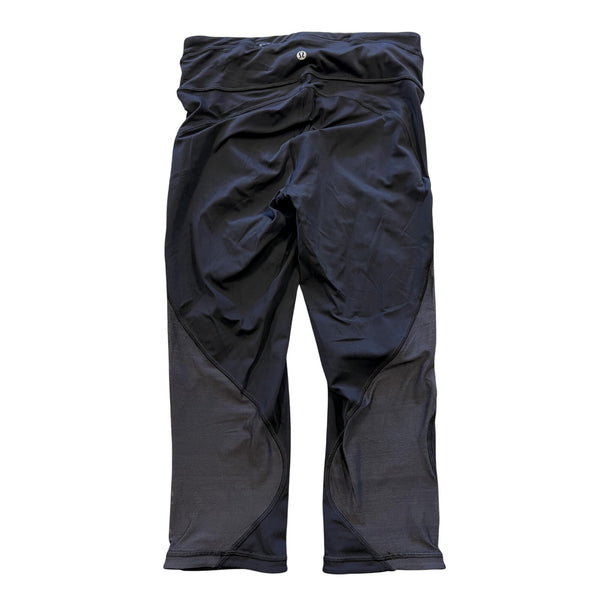 Lululemon Black Cropped Leggings Size 6