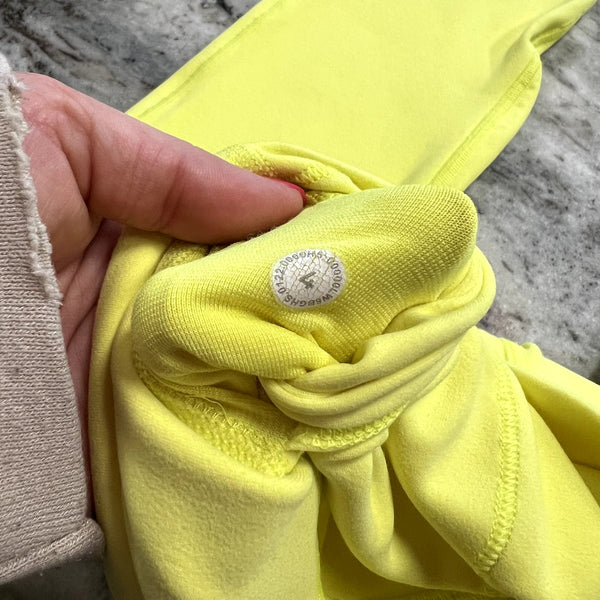 Lululemon Neon Yellow Leggings Size 4