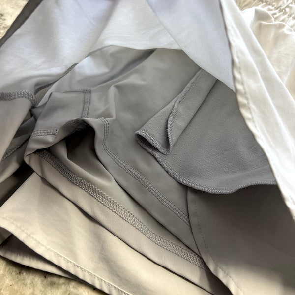 Avia Light Gray Athletic Running Shorts Size XL
