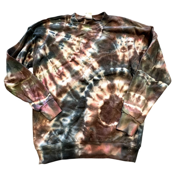 No Boundaries Fall Tie Dye Crewneck Sweater Size XS