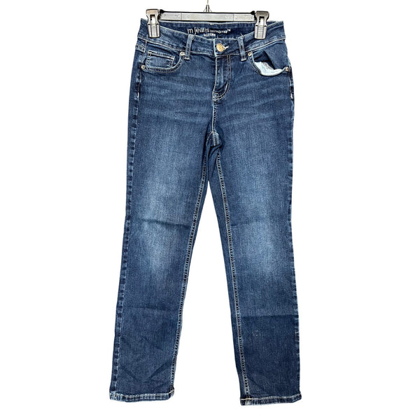 Maurice's Dark Wash Straight Leg Jeans Size 6 Short