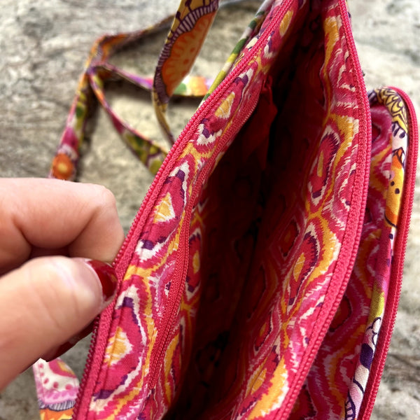 NWOT Vera Bradley Little Hipster Crossbody Retired Clementine Floral Pattern