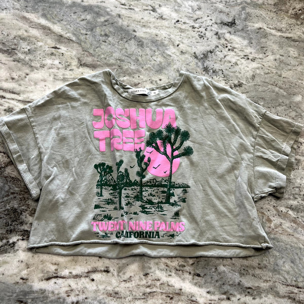 Altar'd State Joshua Tree Cropped Graphic Tee Size XS