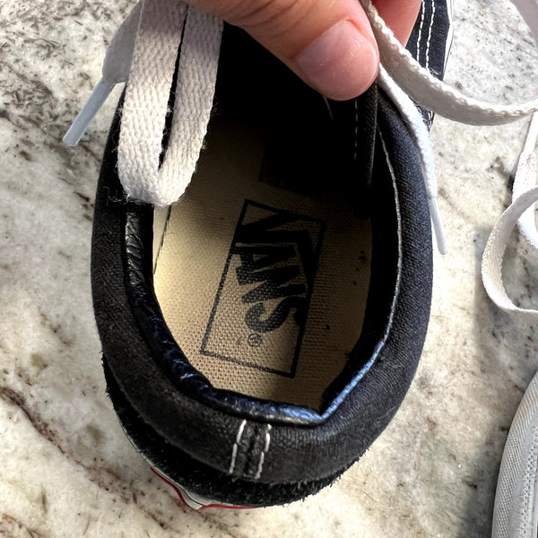 Vans Black Classic Low Top Skate Shoes Size Women's 7